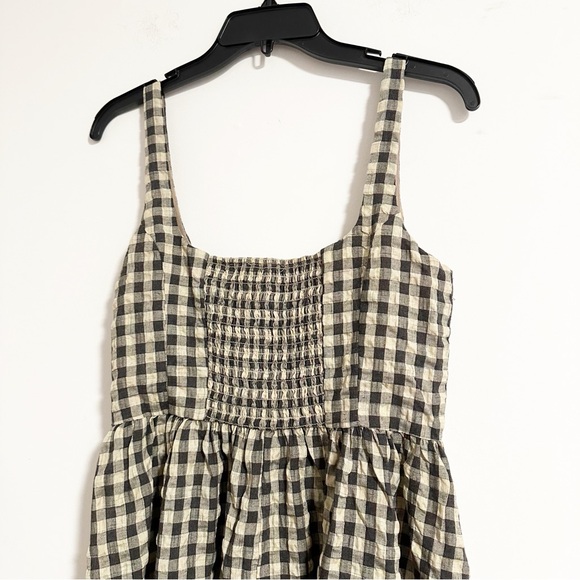 Princess Polly Cartmel Check Maxi Dress in Black and Cream Gingham Cotton - Picture 4 of 9
